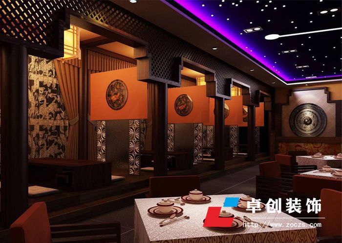 餐飲店面裝修設計圖片、餐飲店裝修效果圖、餐飲店裝修案例