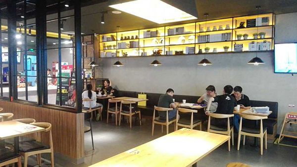 餐飲店面裝修設計圖片、餐飲店裝修效果圖、餐飲店裝修案例