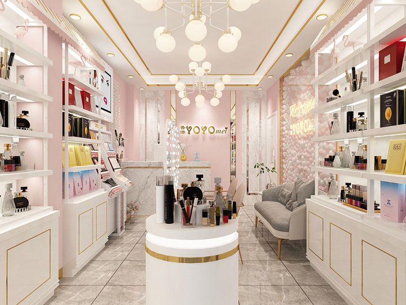 美妝店如何裝修能吸引人？美妝店裝修效果圖