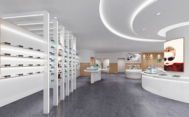 合肥眼鏡店裝修公司哪家比較專業(yè)？眼鏡店裝修設計圖