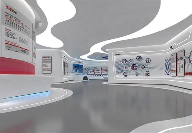 合肥企業(yè)展廳設計上怎么營造空間美感呢？