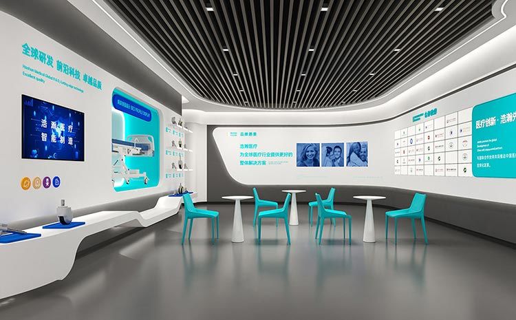 在合肥企業(yè)展廳設(shè)計(jì)上怎么營造空間美感呢？