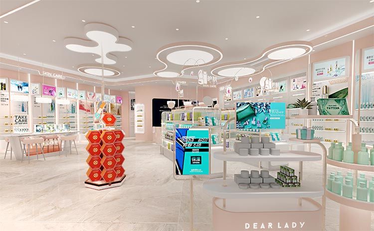 合肥化妝品店裝修，如何通過裝修提高店面的附加值？